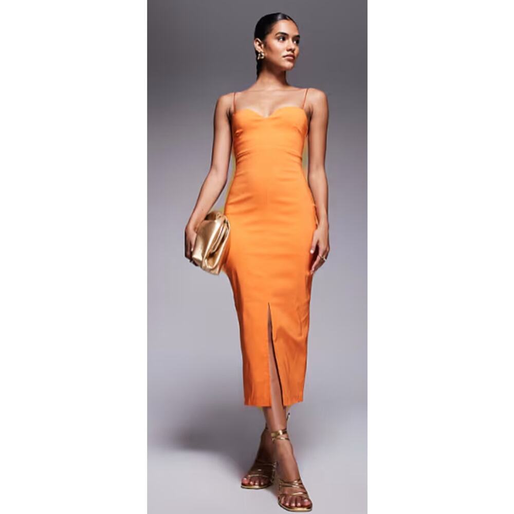 New‎ Vesper Benaline Bandeau Strappy Maxi Dress Size